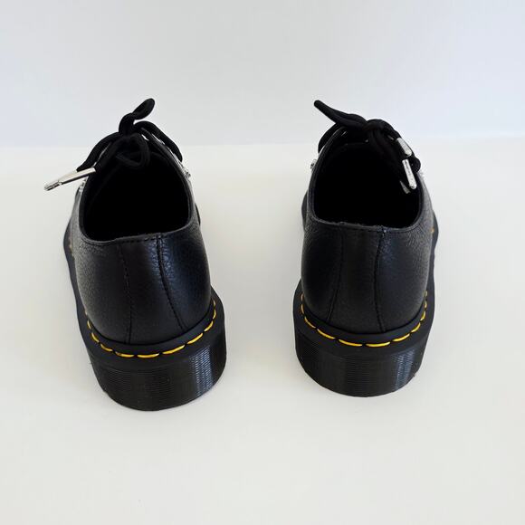 Dr. Martens Black 1461 Combs Cap Toe Derby Lace Up Loafers Woman's 8 / Men's 7 - Picture 6 of 12